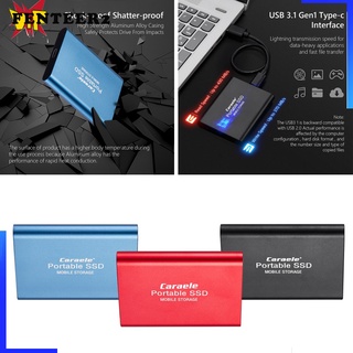[Fenteer2 3c] unidad de estado sólido USB disco duro externo 1TB SSD Compatible para ordenador portátil PS4 transmisión de alta velocidad (3)