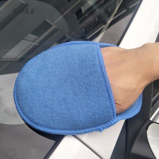 Sl Auto Care - aplicador de cera de microfibra para coche, esponja para pulir con bolsillo