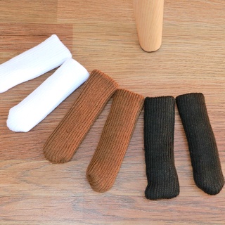 [aleación]4 unids/set pure silla pies calcetín engrosado antideslizante pierna de mesa cubierta de punto