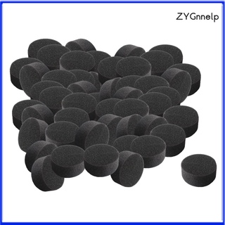50 Pieces Soilless Hydroponic Sponge Fits for Greenhouse Cultivation & Vegetable Planting,Black,45mm Diameter