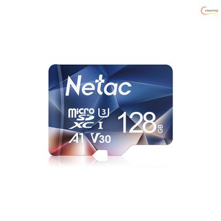 Netac P500 128GB TF tarjeta Micro SD U3 V30 100MB/S alta velocidad tarjeta de memoria cámara Dashcam monitores Micro SD tarjeta