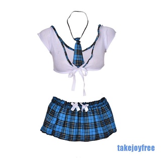 (Takejoyfree 0622) Uniforme De escuela para mujer/ropa De Halloween/disfraz Sexy