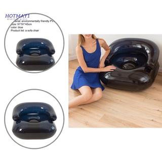 Hotmay silla De Sofá Azul De aire inflable Portátil Ecológica Para el hogar