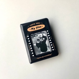 Ins 3 Pulgadas Polaroid Álbum De Fotos Estilo Retro Negro 40 Capacidad Kpop Idol Tarjeta Recoger Organizador (5)