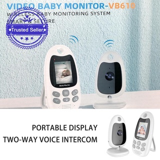 VB610 Baby Monitor Bidireccional Intercomunicador De Voz Incorporado Digital Lulabies Señal 8 R5T1