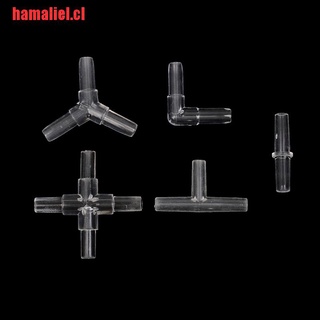 [hamaliel]10 piezas de plástico transparante para tubos de aire, tubo de codo transparente (1)
