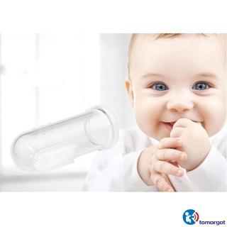 cepillo de dientes de silicona suave para bebé/limpieza oral de bebé/tomengotw
