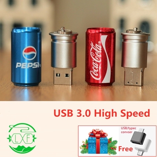 Pendrive Flash Drive 8GB 16GB 32GB 64GB 128GB Novelty Drinks in Can Pen Pendrive Storage Gift Memory Stick USB 3.0 (1)