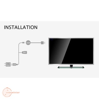 tv dongle hdmi airplay/chromecast g2 para transmisión de tv inalámbrico dlna para iphone celular (6)