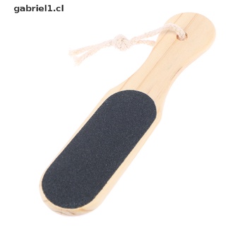 gabriel1: lima de pie de madera de doble cara, herramientas de pedicura, piel muerta, removedor de callos [cl]