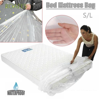 roafes - funda protectora universal impermeable para colchón, suministros para cama, s/l, almacenamiento de casa, protector de colchón transparente