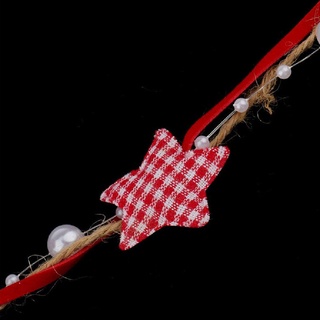 Willbesugar cinta/Ornamento De Navidad Navidad 2022 Para decoración del hogar/estrella/cuentas