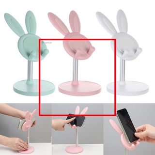 soporte ajustable para celular con orejas de conejo ajustable