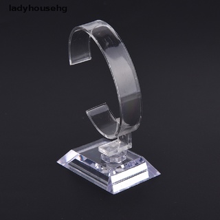 ladyhousehg reloj de pulsera estante titular venta show caso soporte herramienta de plástico transparente venta caliente