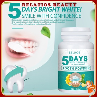 <sale> 30g/50g/100g polvo de dientes natural extracto de placa eliminación de dientes portátil blanqueamiento limpieza mancha polvo para oral
