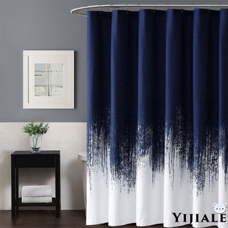 Yj cortina de ducha, hogar degradado Color cortina de baño interior tela decorativa para baño
