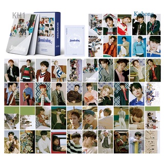 Kuhong Kpop Seventeen Polaroid Lomo tarjeta fotográfica VERNON WONWOO Photocard 5pcs