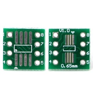 10pcs sop8 ssop8 tssop8 a dip8 adaptador convertidor placa pcb
