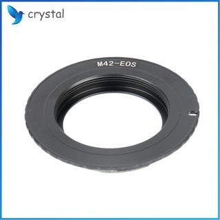 Crystal AF Confirm M42 adaptador de lente de montaje para Canon Eos 5D 7D 60D 50D 40D 500D 550D