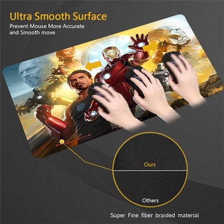 Young people's favorite Marvel mousepad Simple Large Office Desk Mat Modern Table Keyboard Computer large mousepad with light Laptop Cushion Mice Mat Gaming Mousepad charging mouse pad xiyingdan1 (3)