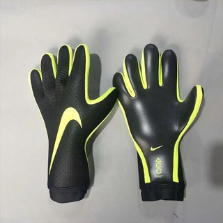 Adulto guantes de portero Guantes de portero de fútbol, sin protección para los dedos, absorción de golpes, espesamiento antideslizante Lavavajillas conjunto (4)