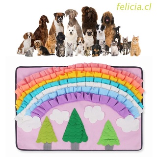 felicia forest colorido lavable mascota snuffle alimentación estera perro rompecabezas juguetes nariz trabajo manta para perros cachorros entrenamiento interactivo