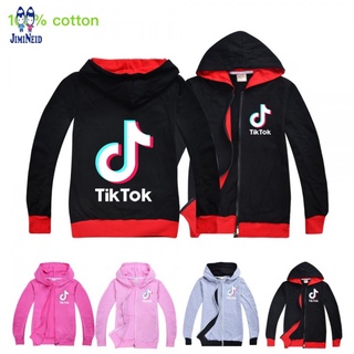 [jd] Sudadera Unisex 100% algodón para niños Tik tok/sudadera con capucha para niños/Chamarra de moda para bebé