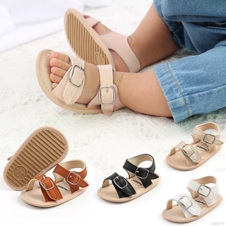 zapatos de verano bebé moda pu antideslizante zapatos de caminar niño niña sandalias