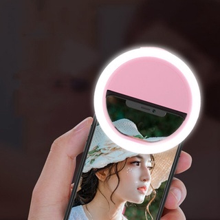 Selfie anillo de luz | Selfie linterna LED luces 3 niveles en Clip cámara