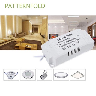 patternfold útil led fuente de alimentación de luz accesorio lámpara interruptor controlador transformador volatge convertidor ac 85-265v corriente constante 3-24w adaptador (1)