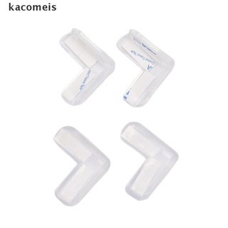 [Kacomeis] 4pcs Silicone Baby Safety Protector Furniture Corner Cover Anticollision Edge DSGF