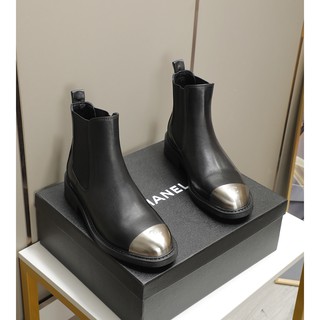 ✨ Alta Calidad Buenas Botas De Promoción/Chanel Cuero De Vaca Zapatos De Las Mujeres Otoño Invierno 2021 (5)