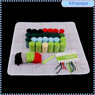 [kllnpopx] Kit De accesorios Diy/Kit De bloqueo De bloqueo De bloqueo De Gancho/Kit Para máquina De coser Para Adultos principiantes/punto cruzado Needlework alfombra De crochet