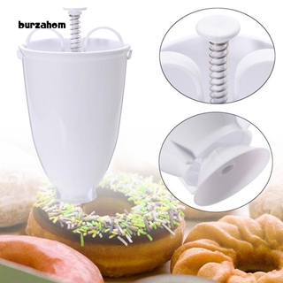 Bur-portátil plástico dona Maker dispensador de Donut molde DIY cocina hornear herramienta