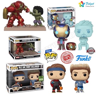 ¡ Funko POP ! Figuras De Acción De Marvel Vengadores Iron Man Wanda Visión Armor Showdown Hulk PVC Vinilo Decoración Regalos