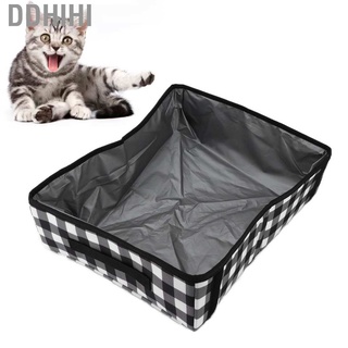 Ddhihi Pet Cat - caja de arena de viaje con cuchara plegable, portátil (7)