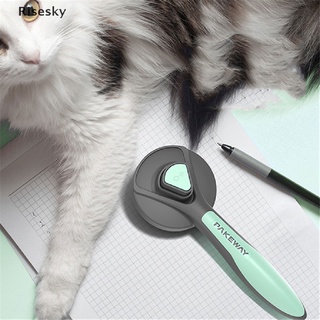 Risesky Cepillo Peine Para Mascotas De Auto-Limpieza Profesional Aseo Gato Baño Nuevo (4)