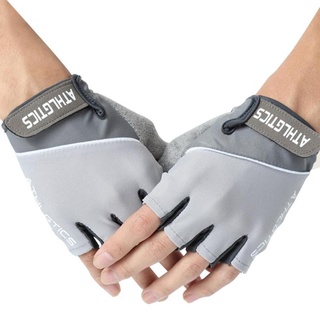 fitness gym guantes de verano hombres y mujeres protección solar ciclismo medio dedo guantes antideslizantes transpirables guantes deportivos