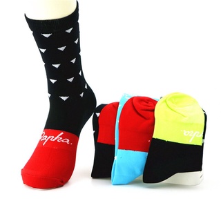 Novas meias esportivas de marca profissional unissex respiráveis meias de bicicleta de estrada para ciclismo de corrida esportiva ao ar livre.