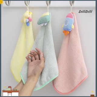 bilibili toalla facial amigable con la piel/toalla de lana de coral esponjosa para colgar en el hogar