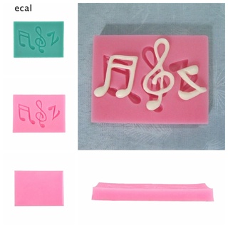 ecal Musical Note Silicone Fondant Mold Cake Sugarcraft Decorating Chocolate Mould CL