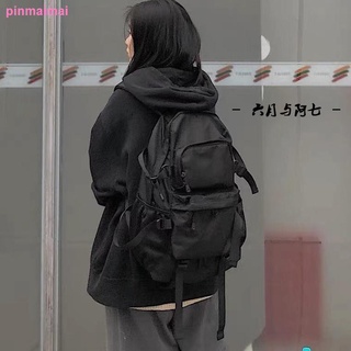 Mochila de función oscura masculina de gran capacidad ins tendencia herramienta mochila bolsa de la escuela mujer estudiante bolsa de ordenador marea