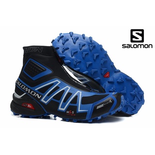 [Disponible En Inventario] salomon/Speedcross 12 Al Aire Libre Profesional Senderismo Zapatos Deportivos Botas De Nieve Negro Azul 40-46 (1)