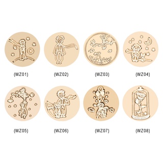 sello de cera de madera para reemplazar cabeza de cobre vintage diy sellado herramientas de hobby (3)