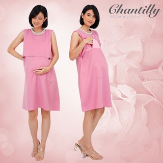 Chantilly vestido embarazada ropa/lactancia (maternidad y vestido de lactancia) 53008