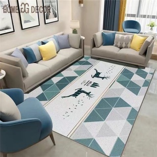 estilo nórdico geométrico antideslizante alfombras manta moderna decoración del hogar alfombra lavable sala de estar dormitorio mesita de noche alfombra