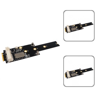 alwayg.cl Mini PCI-E to NGFF M.2 Key M A/E Adapter Converter Card with SIM Slot Power LED