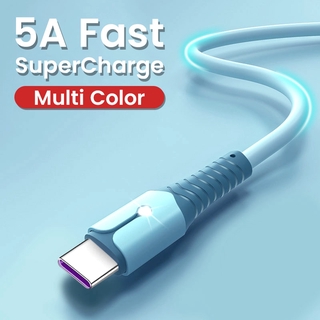 Liquid 5a Type C Silicone Usb Cable For Android Phone
