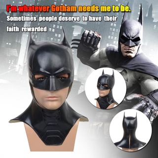 2022 The Dark Knight Batman Latex Masks Cowl Cosplay Party Superhero Props New