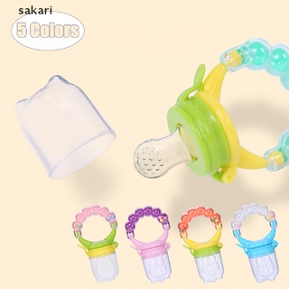[sakari] chupete para bebé/chupón de silicona con clip para alimentos/frutas [sakari]